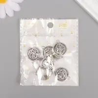 Коннектор для творчества металл 2 ушка "Цветок жизни" 2,6х1,9 см Коннектор для творчества металл 2 ушка "Цветок жизни" 2,6х1,9 см