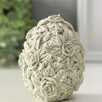 Фигура "Дева" размер 8х6 см, состаренный цвет,гипс Фигура "Дева" размер 8х6 см, состаренный цвет,гипс