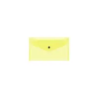 Папка-конверт на кнопке С6, 180 мкм, ErichKrause Glossy Neon, полупрозрачная, микс