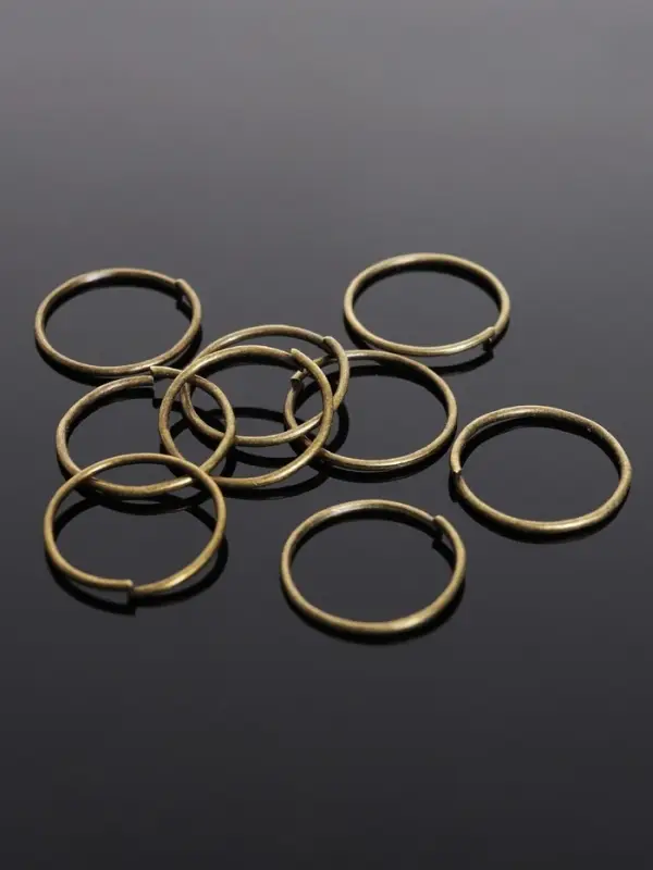 Кольцо соединительное 0.7&times;12 мм (набор 50 г, &plusmn; 440 шт.) СМ-995, бронзы