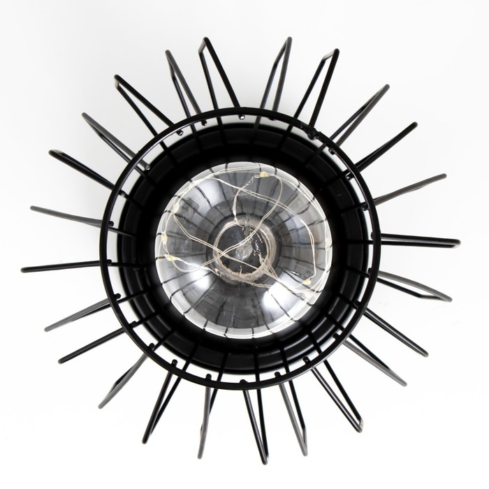 Ночник Ночник "Гараж" черный от батареек 3xААА 19х16х16 см RISALUX