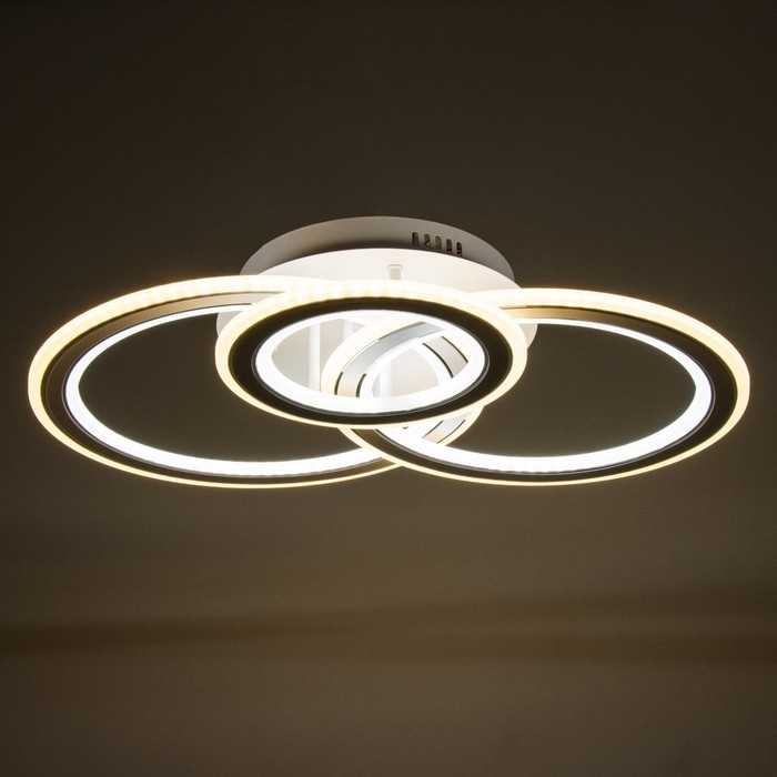 Люстра Люстра "Зоряна"с ПДУ LED 200Вт 3000-6000Вт белый 60х45х15,5см BayerLux