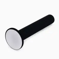 Подставка для часов, браслетов, цепочек &laquo;Тубус&raquo;, флок, 10.5&times;10.5&times;31 см, d=5 см, цвет чёрный