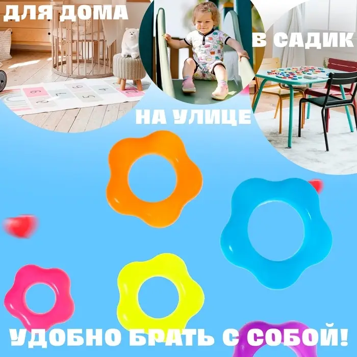Каталка-пирамидка &laquo;Пингвин&raquo;, 6 колец