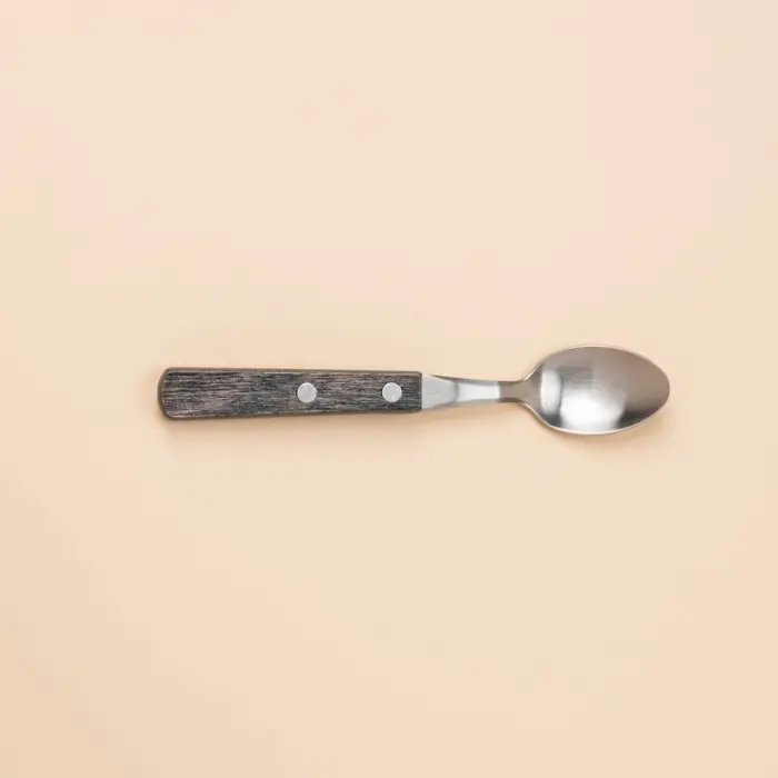 Набор столовых приборов SL Home, 24 предмета, нержавеющая сталь, серебристый, ручки коричневый