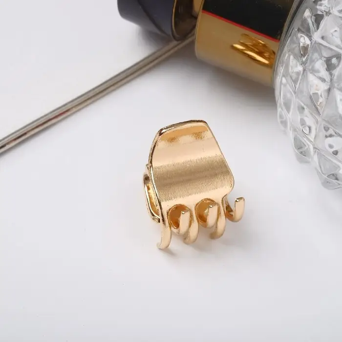 Краб для волос  Краб для волос "Классика" 1 см, золото