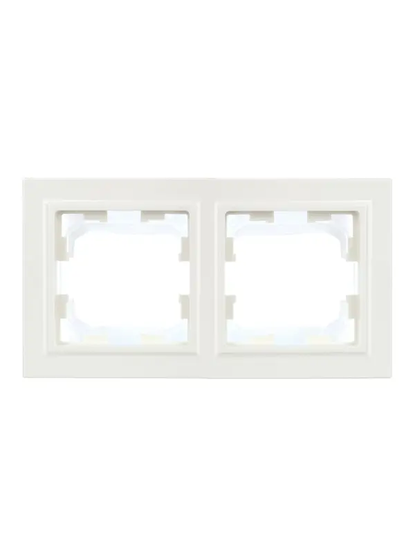 BRITE Рамка 2 поста IP44 РУ-2-БрБ-44 белый