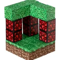 Конструктор магнитный &laquo;Врата. Мой мир&raquo;, 128 кубиков