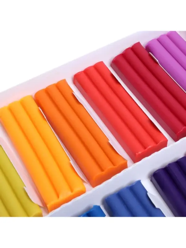 Пластилин мягкий (восковой) Calligrata, 24 цвета, 360 г