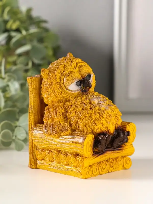 Сувенир Филин в кресле, 9х6х6,5 см