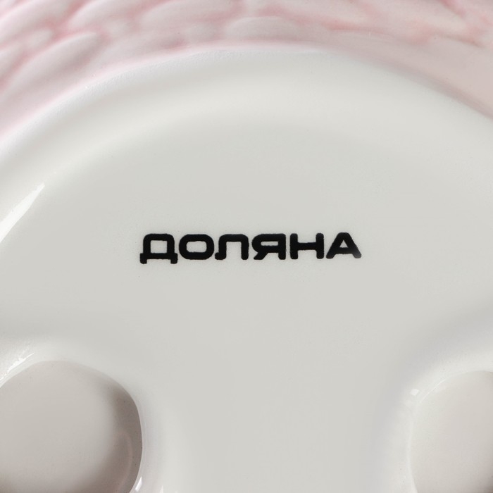 Конфетница «Зайка», 800 мл, 19,5×16,5×12,5 см, цвет розовый Конфетница «Зайка», 800 мл, 19,5×16,5×12,5 см, цвет розовый