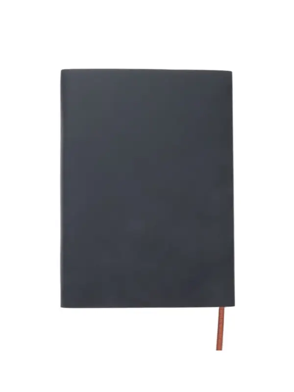 Ежедневник недатированный формат А5, с клапаном, 96л, линия, пвх, Серый Ежедневник недатированный формат А5, с клапаном, 96л, линия, пвх, Серый