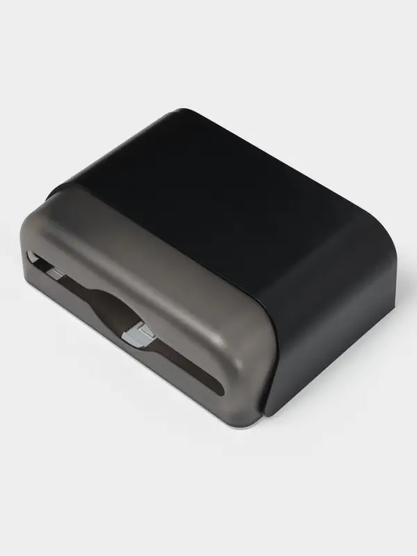 Диспенсер для бумажных полотенец в листах SAVANNA, пластик, чёрный