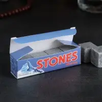 Камни для виски &laquo;Горные вершины&raquo;, натуральный стеатит, 4 шт.