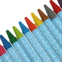 Карандаши восковые 18 цветов, 78&times;8 мм, Calligrata, в картонной коробке