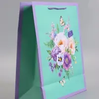 Пакет подарочный ламинированный  "От души" 26 х 12 х 32 см