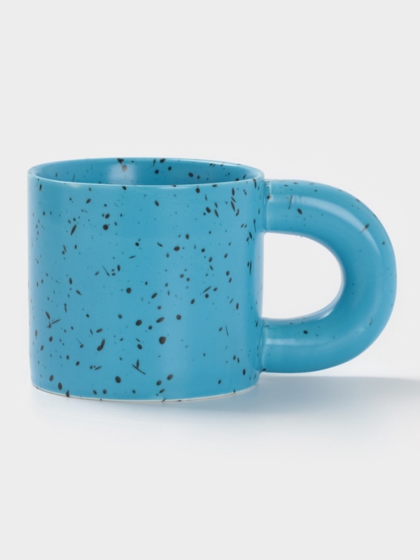 Кружка Доляна "Сплэш" 14х8,7х8 см, цвет синий