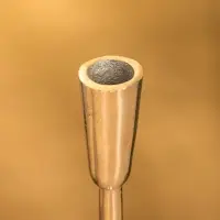 Подсвечник "Модэст" 9х9х27 см, алюминий, цв. серебро