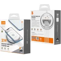 Беспроводное зарядное устройство + 3 USB + Type-C 32W  AW003 LDNIO