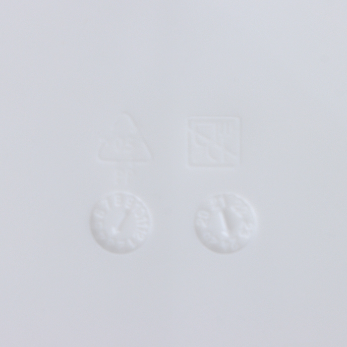 Горшок с поддоном «Призма», 2,6 л, цвет белый