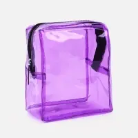 Косметичка на молнии, цвет фиолетовый Косметичка на молнии, цвет фиолетовый