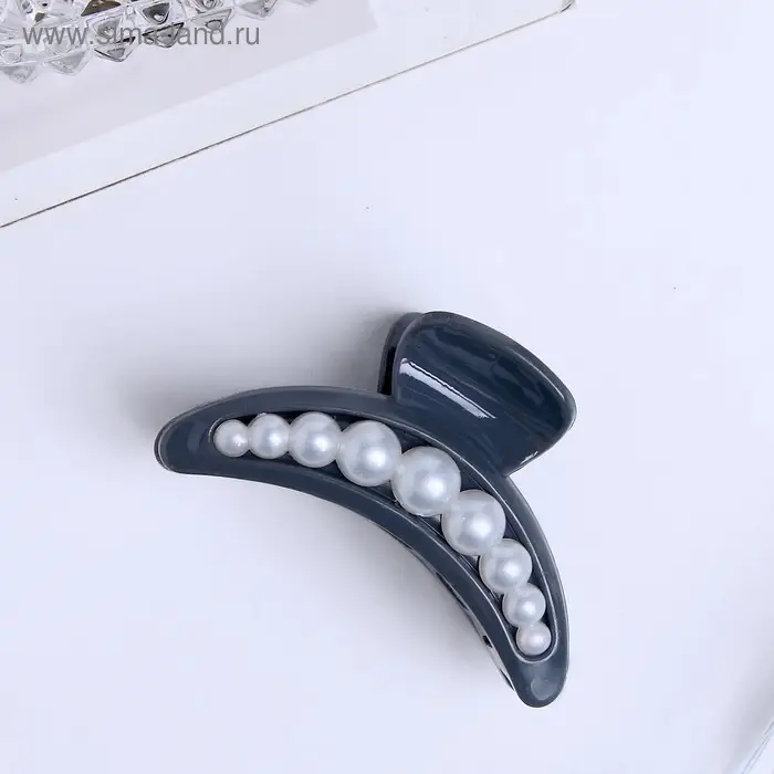 Крабик для волос «Люкс», дуга бусины, 6.5 см, МИКС Крабик для волос «Люкс», дуга бусины, 6.5 см, МИКС