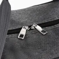 Сумка дор Отдых, 53*23*34, отд на молнии, 2н/кармана, дл ремень, серый