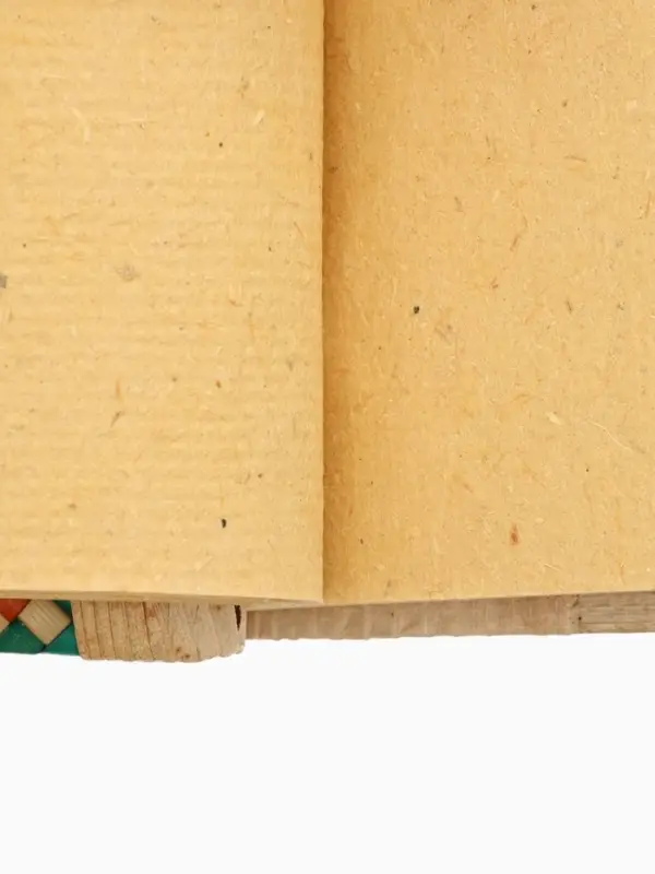 Блокнот в твёрдой обложке плетёный, 48 листов, 14&times;18&times;2 см, разноцветный