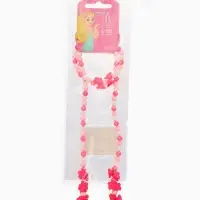 Набор детских украшений &laquo;Выбражулька. Цветы сирени&raquo;, 2 предмета: бусы, браслет d=6 см, розовый