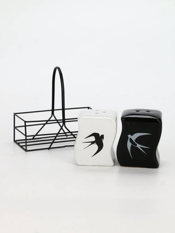 Набор для специй на подставке Дорого внимание «Ласточки», 2 шт