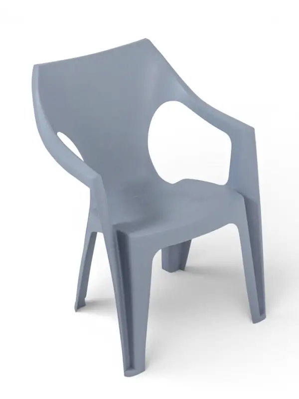 Кресло садовое Decorona DeForma, 55&times;53.5&times;78.5 см, пластиковое, цвет дымчатый кварц