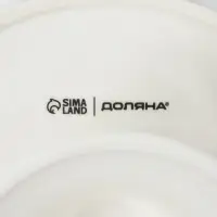 Подставка для тортов и десертов Доляна &laquo;Глория&raquo;, d=16.5 см, фарфор, цвет белый