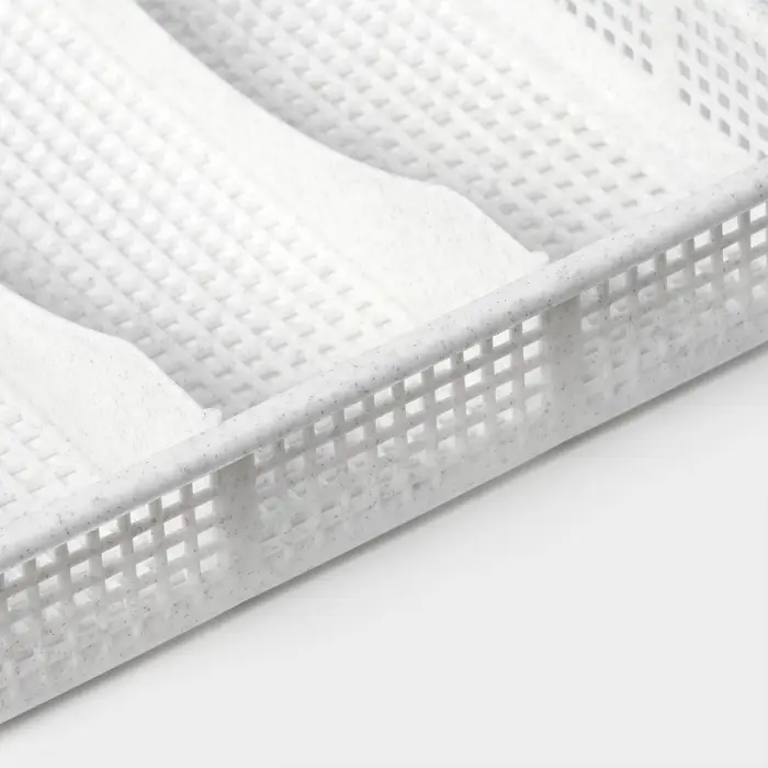 Лоток для столовых приборов в ящик Darel plastic, 4 секции, 34&times;21&times;5 см, пластик, белый