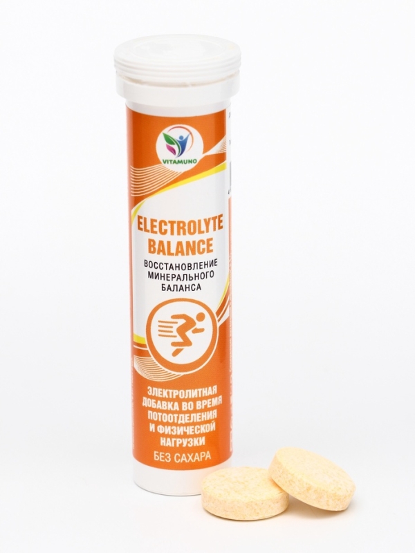 Напиток Electrolyte Balance Vitamuno, 10 шипучих таблеток Напиток Electrolyte Balance Vitamuno, 10 шипучих таблеток