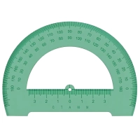 Транспортир 12см,NEON &nbsp; Cristal &nbsp;цвет ассорти ТР-31