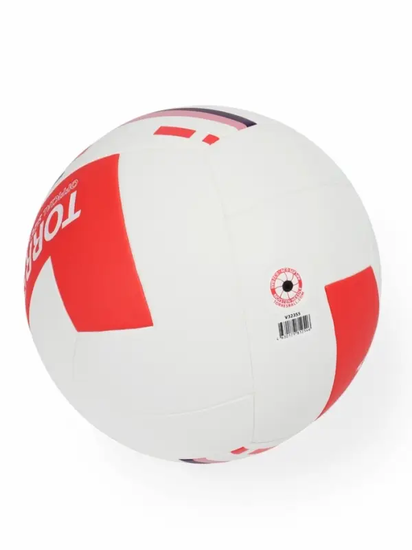 Мяч волейбольный TORRES Hit, V32355, р. 5, ПУ, бутиловая камера, клееный