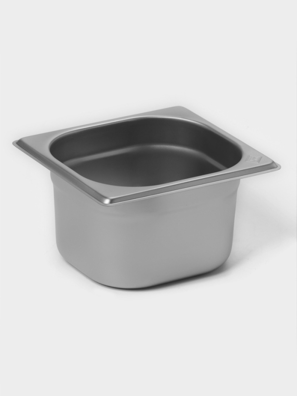 Гастроемкость 1/6x100 мм, 176x162x100 мм, толщина 0,8 мм Гастроемкость 1/6x100 мм, 176x162x100 мм, толщина 0,8 мм