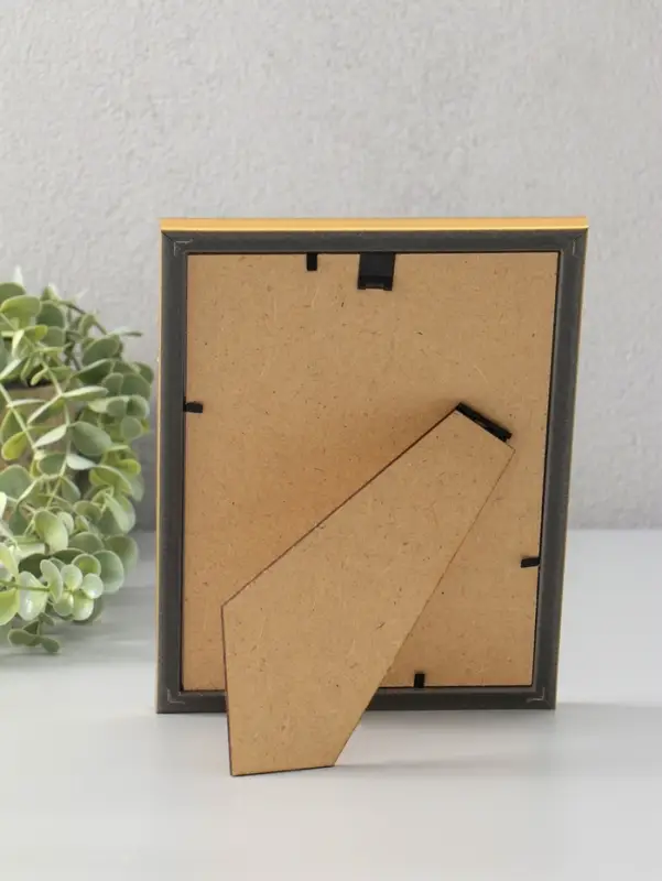 Фоторамка для фото 15х21 см "Oframe", пластик, золотой, (пластиковый экран)