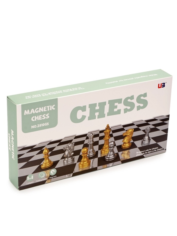 Шахматы магнитные 28 х 28 см, король h-4.9 см, пешка h-2.4 см Шахматы магнитные 28 х 28 см, король h-4.9 см, пешка h-2.4 см