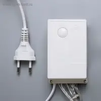 Гирлянда &laquo;Водопад&raquo; 2&times;1.5 м, IP44, прозрачная нить, 400 LED, свечение синее, 8 комбинаций режимов, 220 В