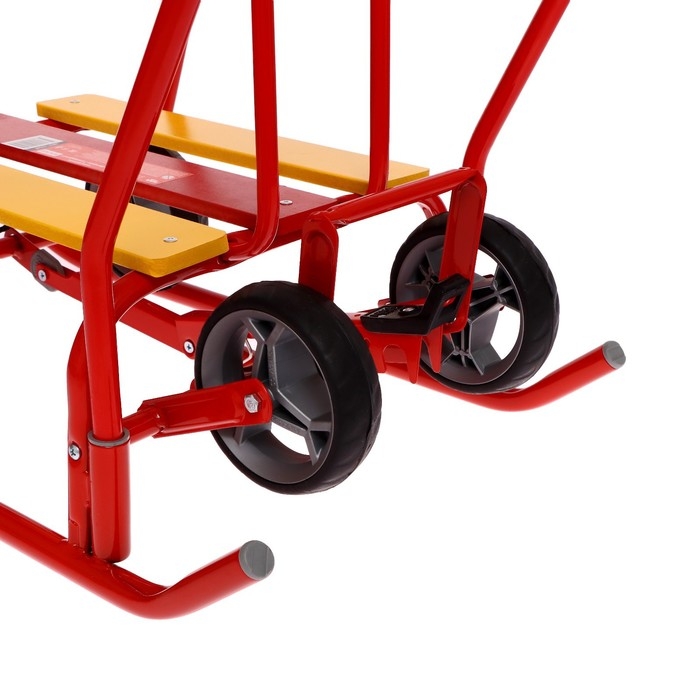 Санки «Ветерок 7 универсал», цвет алый Санки «Ветерок 7 универсал», цвет алый