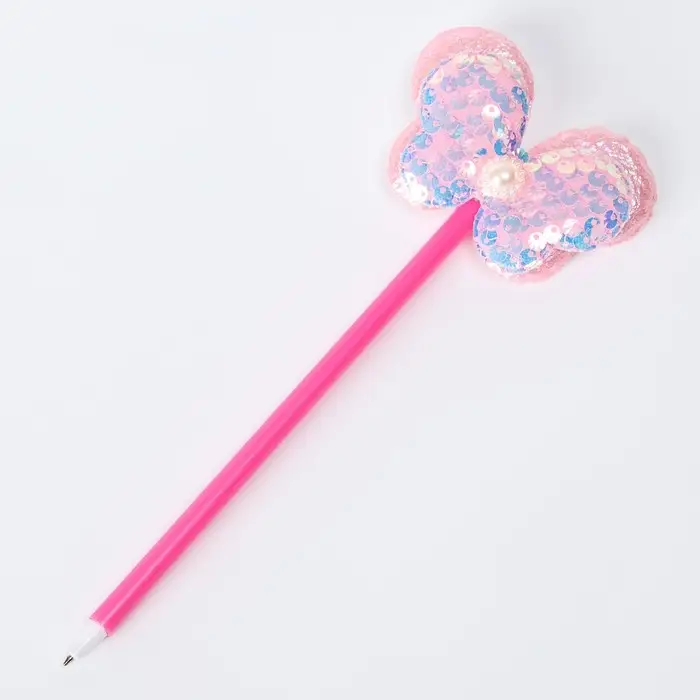 Ручка «Бабочка», синие чернила, МИКС Ручка «Бабочка», синие чернила, МИКС