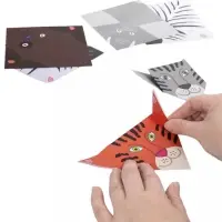 Набор для творчества. Оригами &laquo;Дикие зверята&raquo;