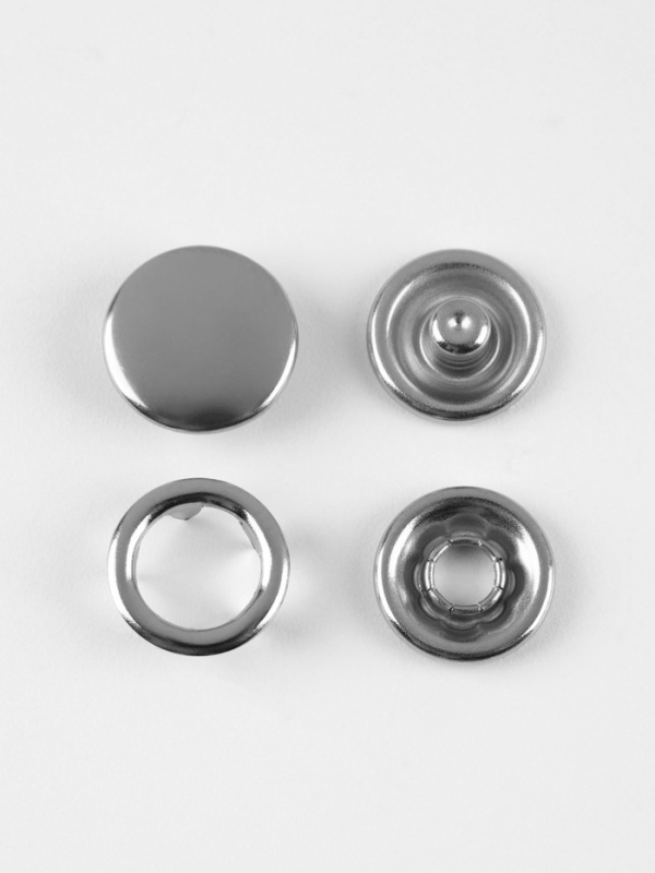 Кнопки рубаш закр d9,5мм (наб 10шт цена за наб) нерж сталь серебряный блистер TR Кнопки рубаш закр d9,5мм (наб 10шт цена за наб) нерж сталь серебряный блистер TR