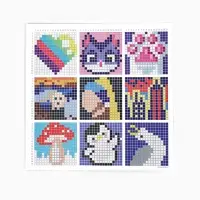 Стикеры для остатков квадратных страз