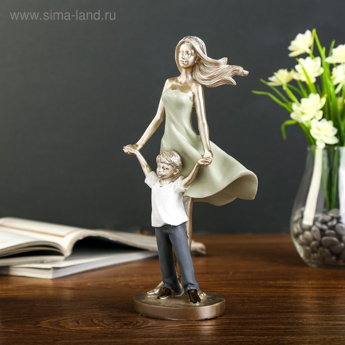 Сувенир полистоун  Сувенир полистоун "Мать и сын" 24х11х7 см
