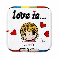LOVE IS освежающие конфеты в форме сердца со вкусом  морской соли и маракуйи  12х12х20 г
