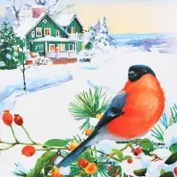 Пакет подарочный новогодний ламинированный &laquo;У Ёлочки &raquo;, 26&times;32&times;12 см