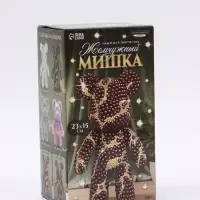 Набор для творчества. Мозаика на фигурке "Жемчужный мишка"