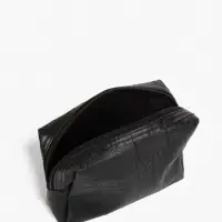 Косметичка дор Одноцвет, 16*5*10, отдел на молнии, черный